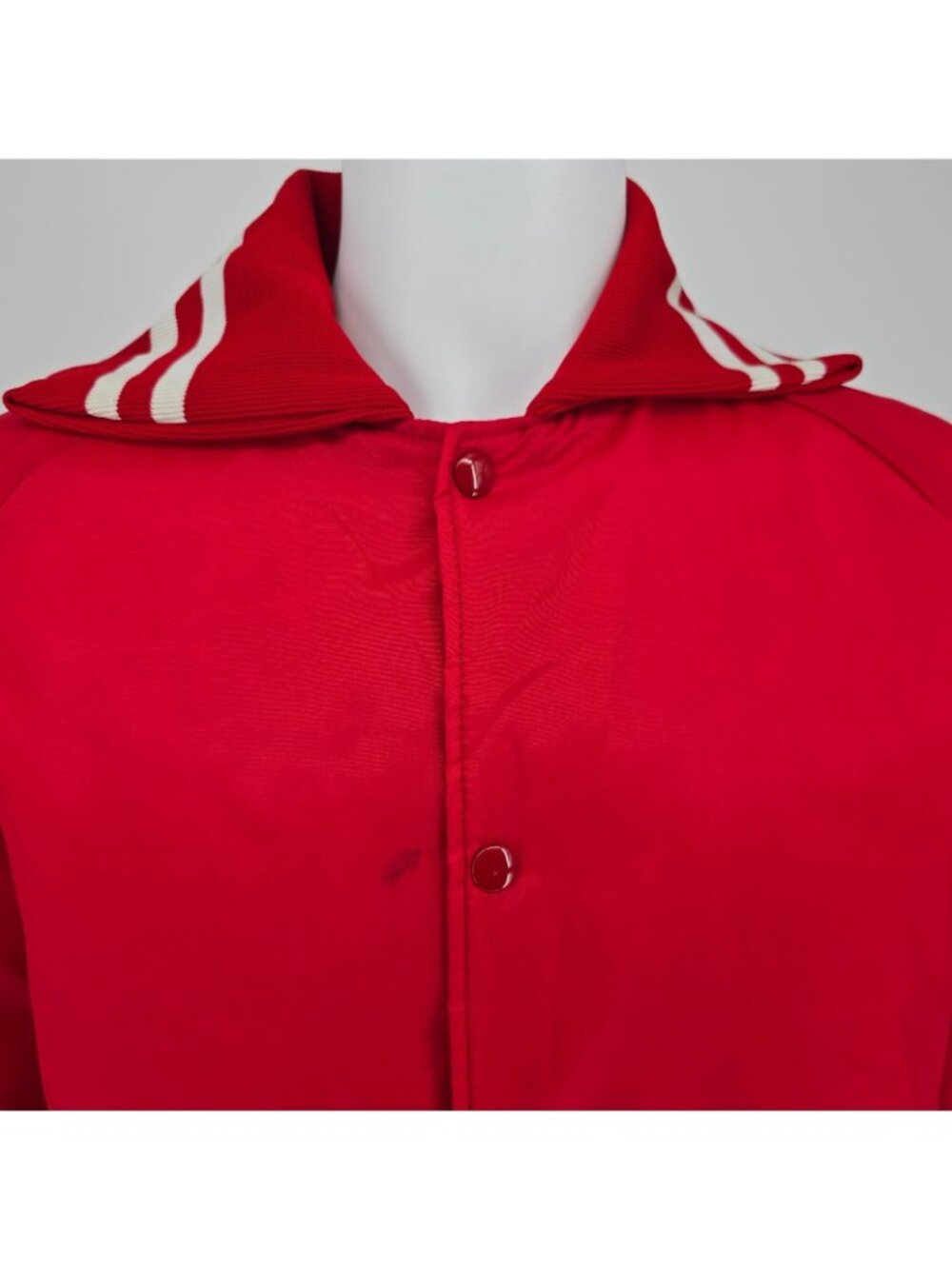 Vintage 1970s Gus Doerner Sports South Knox Spartans Satin Bomber Jacket (XL) - Picture 11 of 14